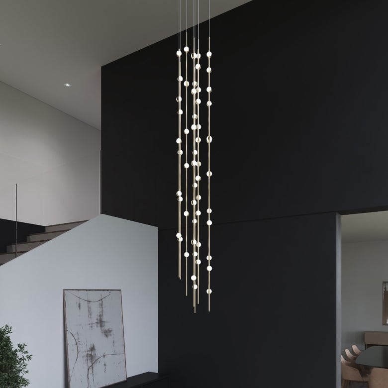 Constellation Andromeda 6-Inch Chandelier by SONNEMAN - Dimmable, Energy-Efficient, Modern Design