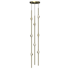 Constellation Andromeda 6-Inch Chandelier by SONNEMAN - Dimmable, Energy-Efficient, Modern Design