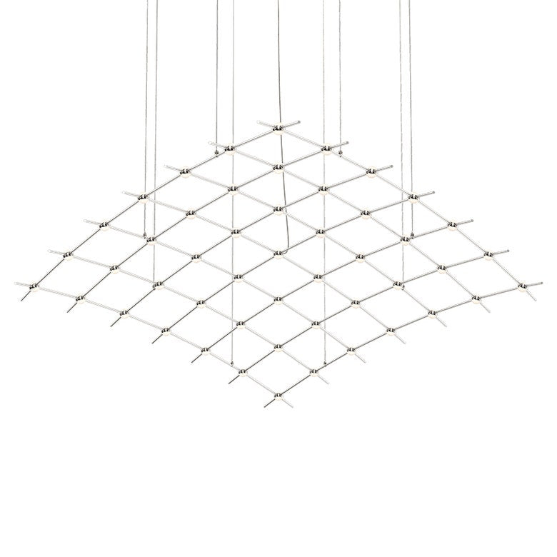 Constellation Aquarius Major Chandelier by SONNEMAN - Dimmable LED, 12,120 Lumens, Satin Brass/Nickel Finishes