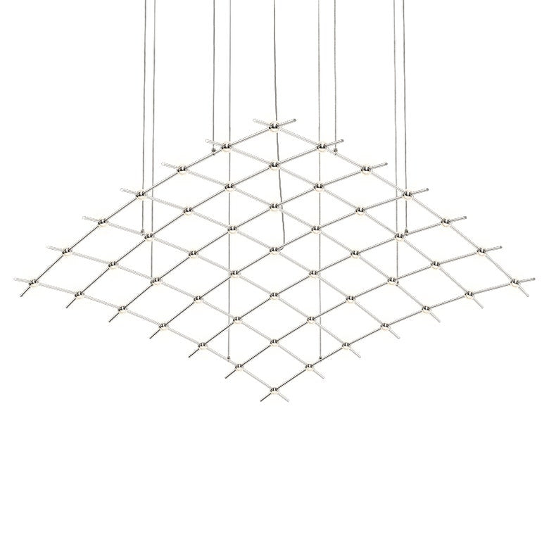 Constellation Aquarius Major Chandelier by SONNEMAN - Dimmable LED, 12,120 Lumens, Satin Brass/Nickel Finishes