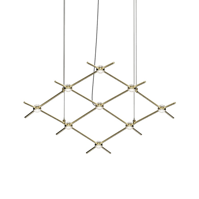 Constellation Aquarius Minor Chandelier by SONNEMAN - LED, Dimmable, 2230 Lumens, 2700K/3000K