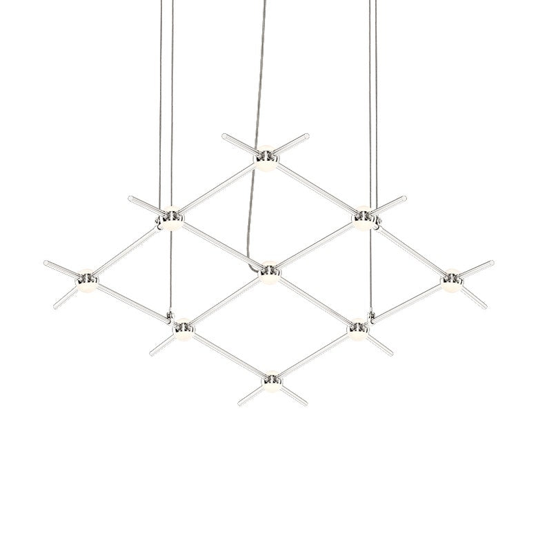 Constellation Aquarius Minor Chandelier by SONNEMAN - LED, Dimmable, 2230 Lumens, 2700K/3000K
