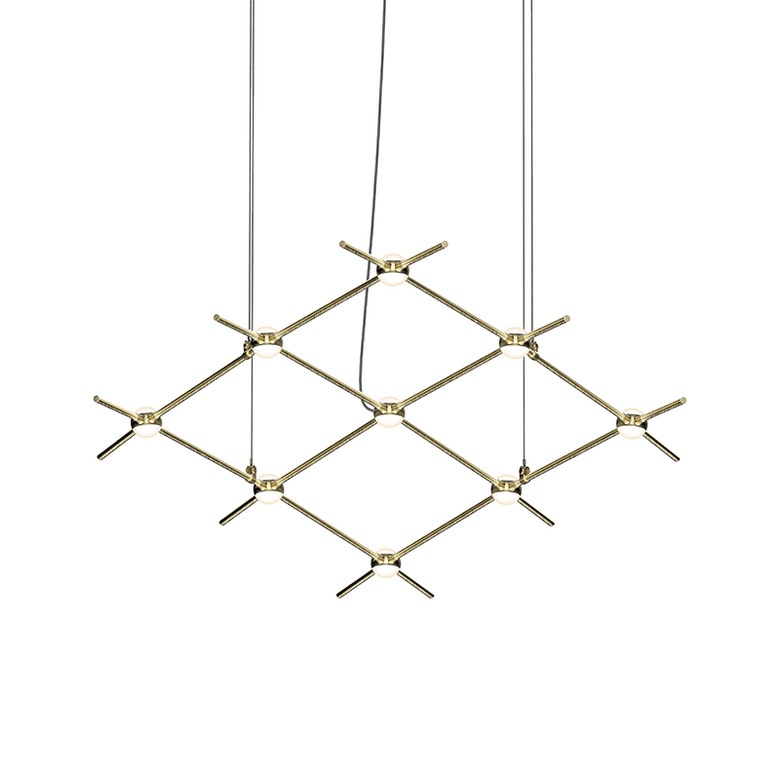 Constellation Aquarius Minor Chandelier by SONNEMAN - LED, Dimmable, 2230 Lumens, 2700K/3000K
