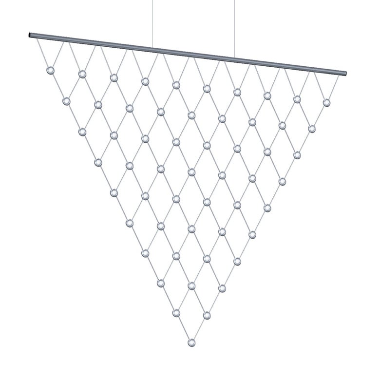 SONNEMAN Constellation Galaxy Matrix 1889.16C Vertical LED Chandelier with Dimmable Functionality