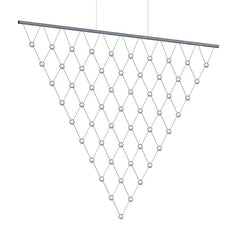 SONNEMAN Constellation Galaxy Matrix 1889.16C Vertical LED Chandelier with Dimmable Functionality