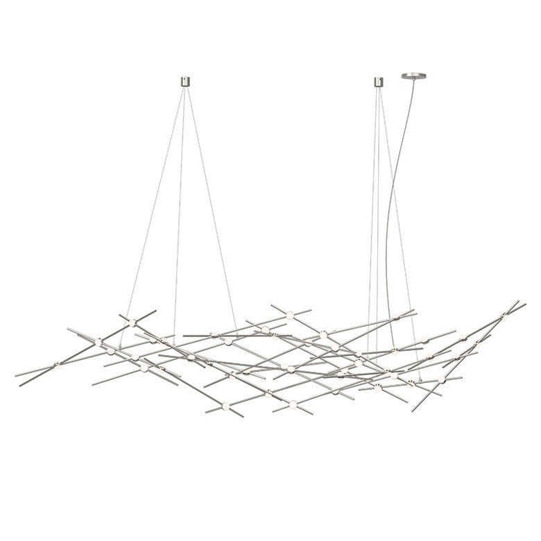 Ursa Major Chandelier by SONNEMAN – 11,000 Lumens, Dimmable LED, Satin Brass/Nickel Finish