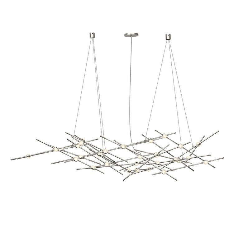Ursa Minor Constellation Chandelier by SONNEMAN | LED, Dimmable, Satin Brass or Nickel, 6300 Lumens