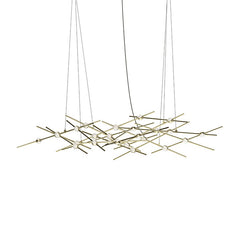 Ursa Minor Constellation Chandelier by SONNEMAN | LED, Dimmable, Satin Brass or Nickel, 6300 Lumens