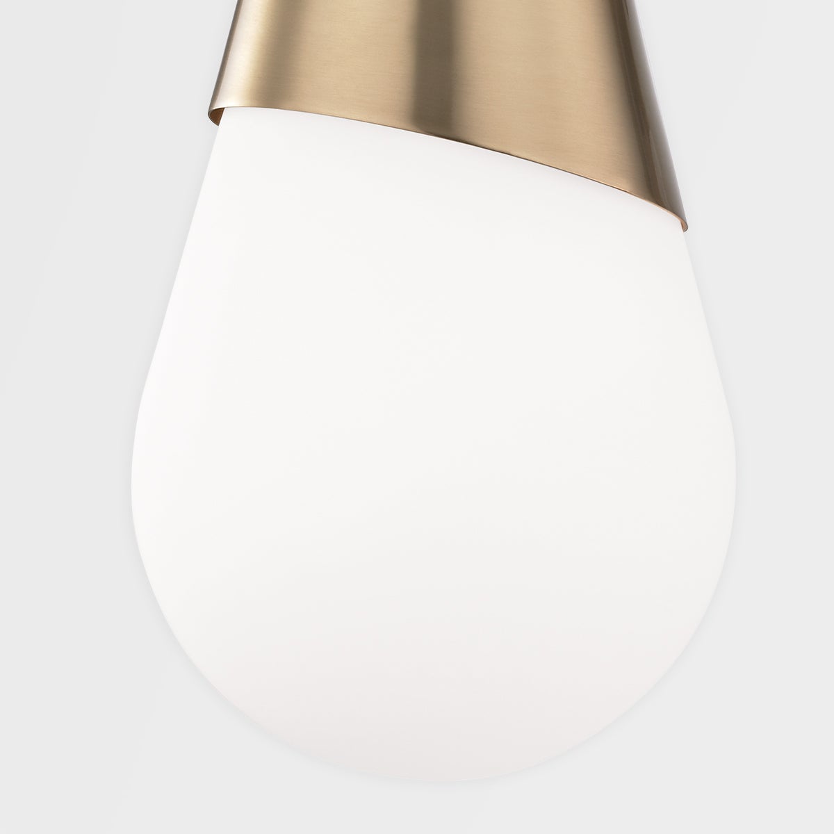 Mitzi Cora Sconce 11.75" Height, Dimmable Matte White Glass Shade, Aged Brass/Old Bronze/Nickel Finish