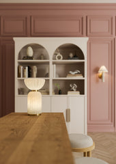 Mitzi Clover Wall Sconce H1027101-AGB - Elegant Aged Brass, Dimmable, White Linen Shade