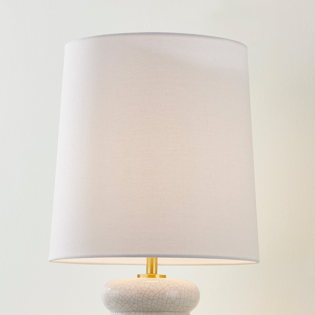 Mitzi Corinne 22.75" Table Lamp - Elegant Blush Ceramic Design, Dimmable, Linen Shade, Aged Brass Accents