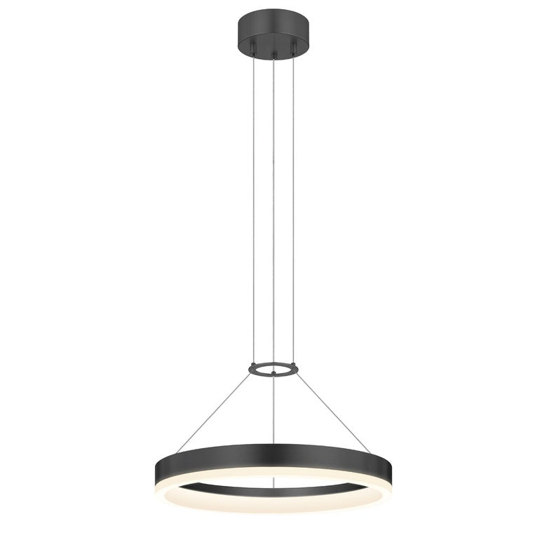 SONNEMAN 16-Inch Corona Ring LED Pendant Light - Dimmable, Energy Efficient, Modern Design