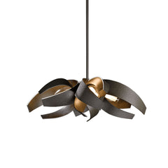 Hubbardton Forge Corona Small Pendant Light, Dimmable, Customizable, Artisan Handmade, Indoor/Outdoor Use