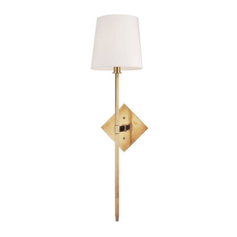Cortland Sconce by Hudson Valley Lighting, 25.5" Height, Dimmable, UL Damp Rated, Aged Brass/Old Bronze/Nickel