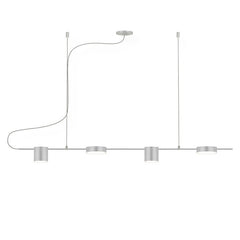 SONNEMAN 4-Light Linear Counterpoint LED Pendant Light, Dimmable, 1540 Lumens, Modern Design