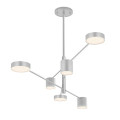 SONNEMAN Counterpoint 6-Light LED Pendant Light with Dimmable Feature and Modern Design