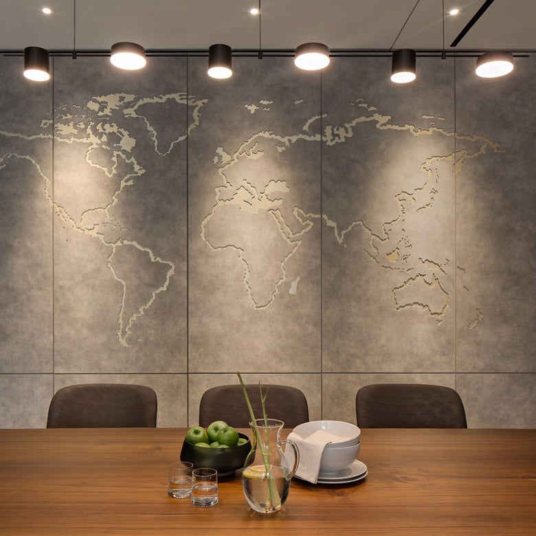 Counterpoint 6-Light Linear LED Pendant by SONNEMAN - Adjustable Arms, Warm 3000K Glow, Energy Efficient