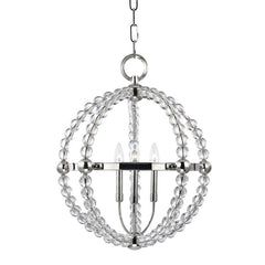 Danville Chandelier 3-Light by Hudson Valley Lighting – Dimmable, Aged Brass or Polished Nickel Finish