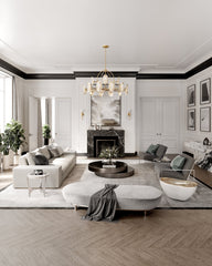 Dawson Sconce 16.75" High Gold Leaf & White Plaster Wall Light by Hudson Valley Lighting