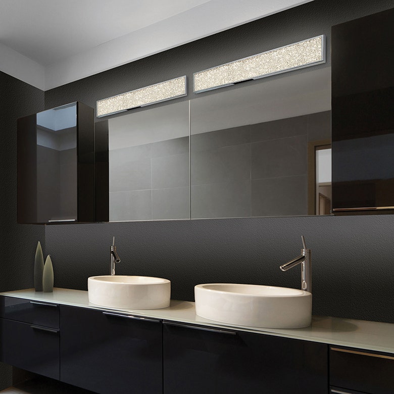 Dazzle 18-Inch LED Bath Bar by SONNEMAN with Dimmable Feature and Polished Chrome Finish