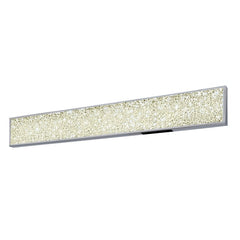 Dazzle 36-Inch LED Bath Bar by SONNEMAN with Crushed Glass Design, Dimmable, Energy-Efficient