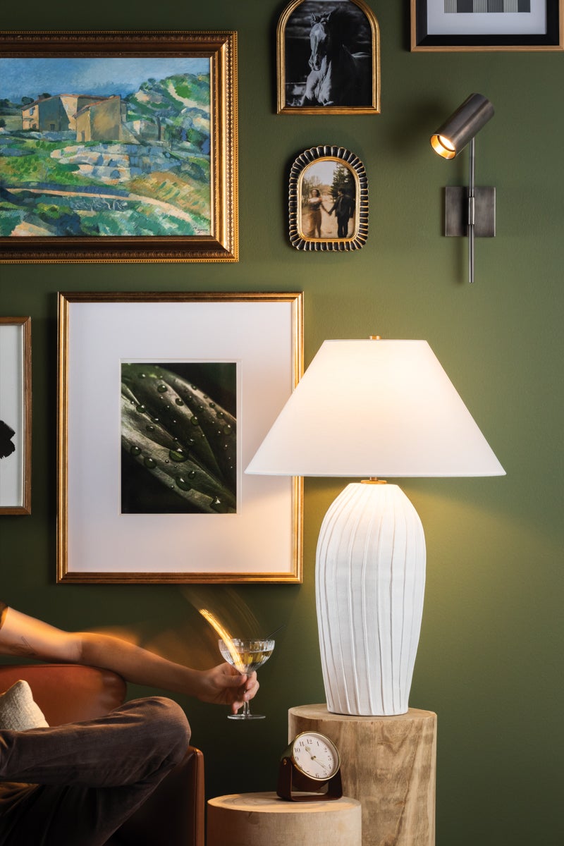 Deacon Table Lamp 31.5" Height by Troy Lighting - Hand-Crafted Ceramic, Energy-Efficient, Dimmable
