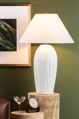 Deacon Table Lamp 31.5" Height by Troy Lighting - Hand-Crafted Ceramic, Energy-Efficient, Dimmable
