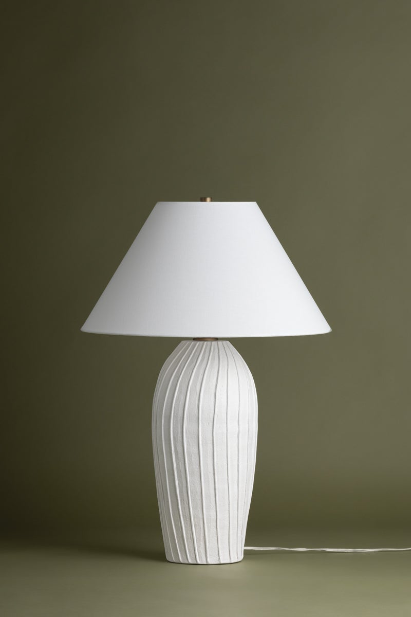 Deacon Table Lamp 31.5" Height by Troy Lighting - Hand-Crafted Ceramic, Energy-Efficient, Dimmable