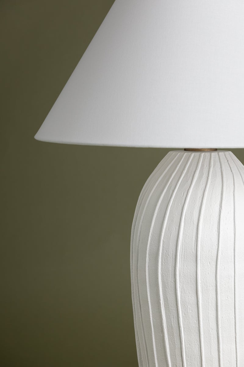 Deacon Table Lamp 31.5" Height by Troy Lighting - Hand-Crafted Ceramic, Energy-Efficient, Dimmable