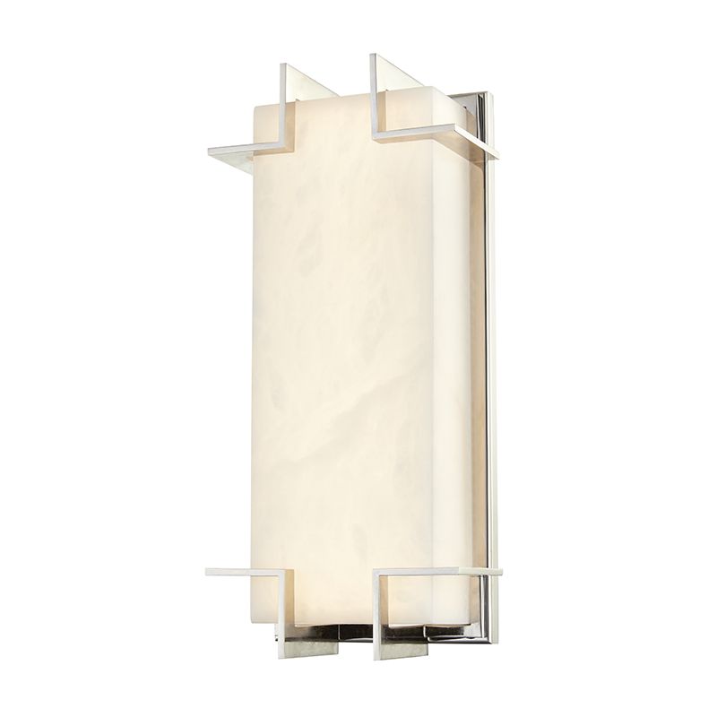Delmar Sconce 9W 320 Lumens by Hudson Valley Lighting in Spanish Alabaster with Dimmable Function