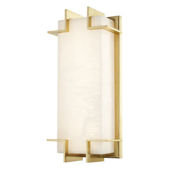 Delmar Sconce 9W 320 Lumens by Hudson Valley Lighting in Spanish Alabaster with Dimmable Function