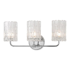 Hudson Valley Lighting Dexter 3-Light Vanity Light with Dimmable Feature and Unique Glass Shades