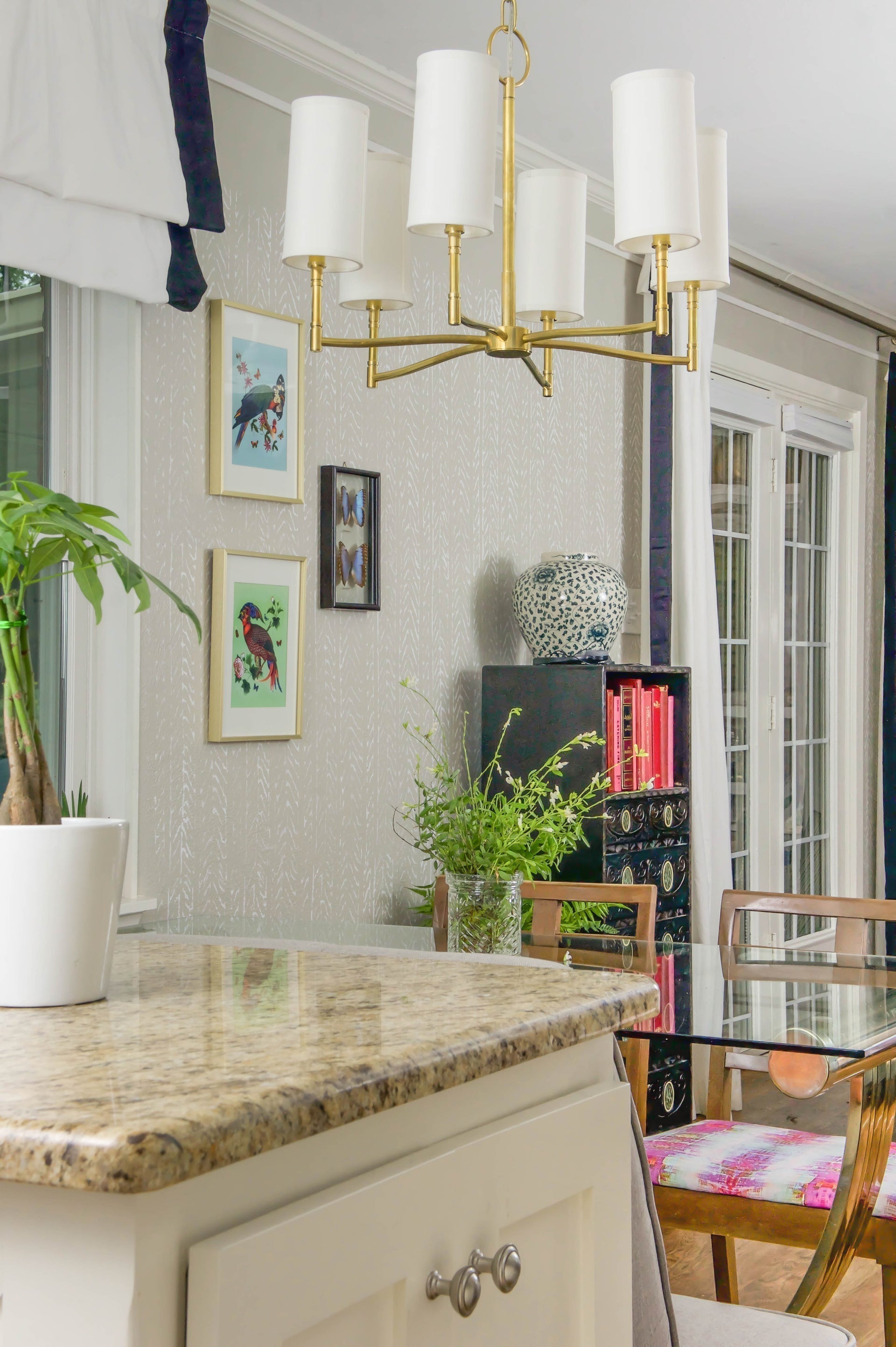 Dillon 6-Light Chandelier By Hudson Valley Lighting, Aged Brass/Old Bronze, Dimmable, UL Damp Rated