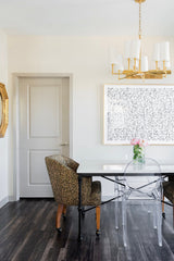 Dillon 9-Light Chandelier by Hudson Valley Lighting with Adjustable Height and Aged Brass Finish