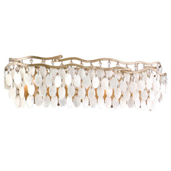 Dolce 5-Light Vanity Light By Corbett Lighting, Dimmable, 14W, 500 Lumens, Black Brass & Vintage Brass Finish