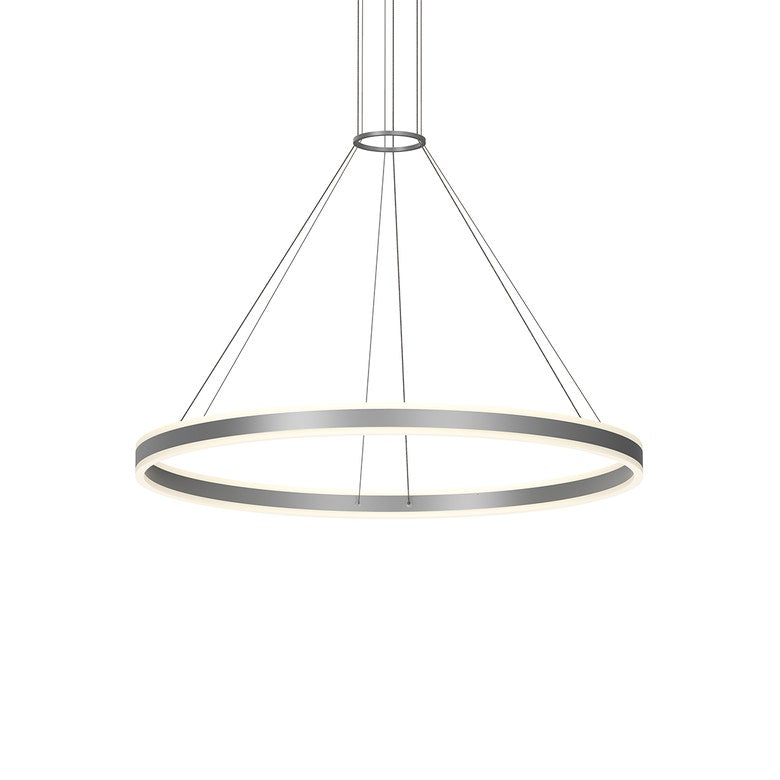 SONNEMAN Double Corona 48-Inch LED Ring Pendant Light, Dimmable, 6210 Lumens, Adjustable Height