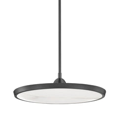 Hudson Valley Lighting 3621 Large Draper Pendant Light with Alabaster Shade and Adjustable Height