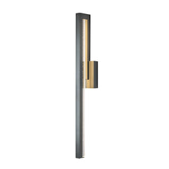 Edge Large LED Outdoor Sconce by Hubbardton Forge - Modern Design, 500 Lumens, Dimmable, Wet Location Rated