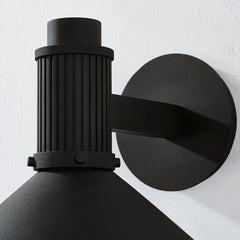 Elani Outdoor Wall Sconce By Troy Lighting, Energy Efficient, ETL Wet Rated, Textured Black Finish