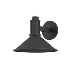 Elani Outdoor Wall Sconce By Troy Lighting, Energy Efficient, ETL Wet Rated, Textured Black Finish