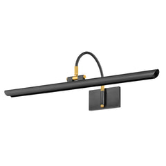 Mitzi Elowen Large Dimmable Picture Light - 750 Lumens, 3000K Warm White, Aged Brass Finish