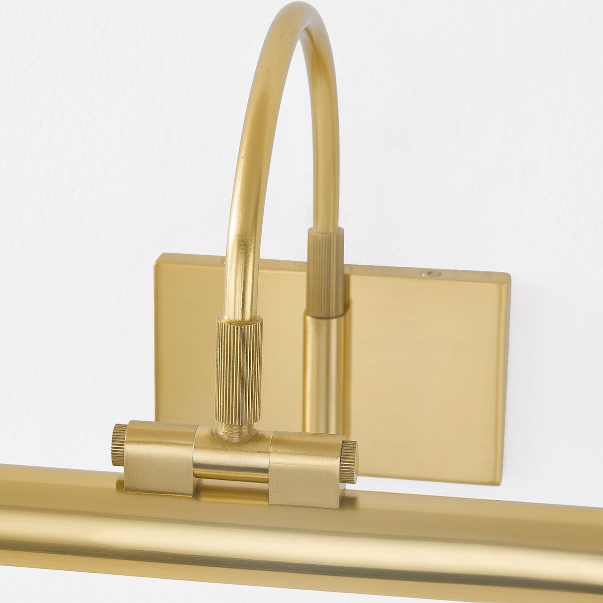 Mitzi Elowen Large Dimmable Picture Light - 750 Lumens, 3000K Warm White, Aged Brass Finish