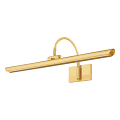Mitzi Elowen Large Dimmable Picture Light - 750 Lumens, 3000K Warm White, Aged Brass Finish