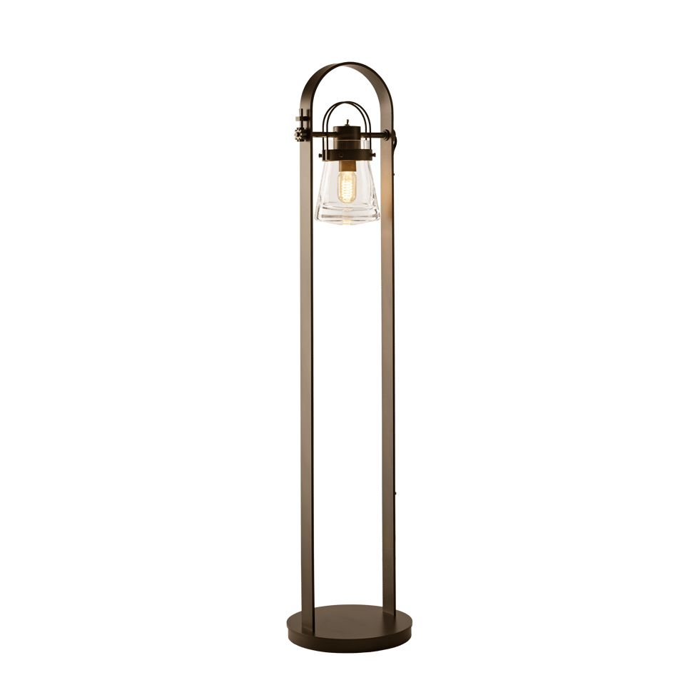 Erlenmeyer Floor Lamp by Hubbardton Forge, Dimmable, Customizable Finishes, 51" Height