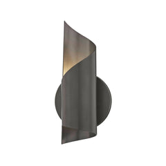 Evie Wall Sconce by Mitzi - Dimmable Steel Light Fixture with Wavy Shade in 3 Finishes