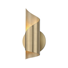 Evie Wall Sconce by Mitzi - Dimmable Steel Light Fixture with Wavy Shade in 3 Finishes