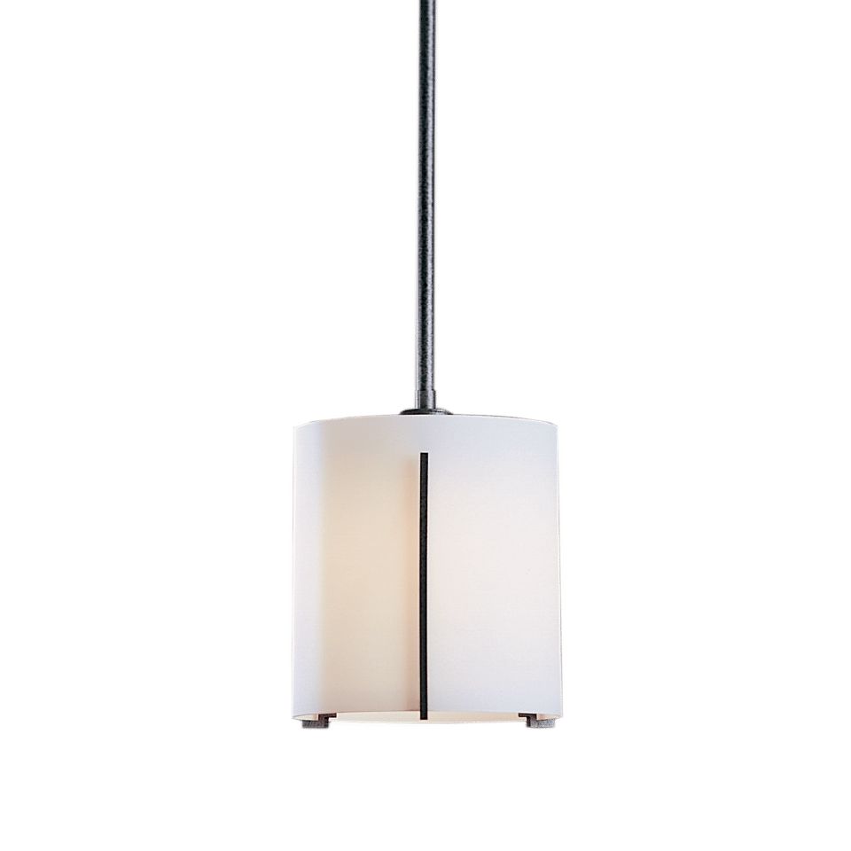Hubbardton Forge Exos 1-Light Large Mini Pendant in Black, Bronze, or Soft Gold with Dimmable Feature