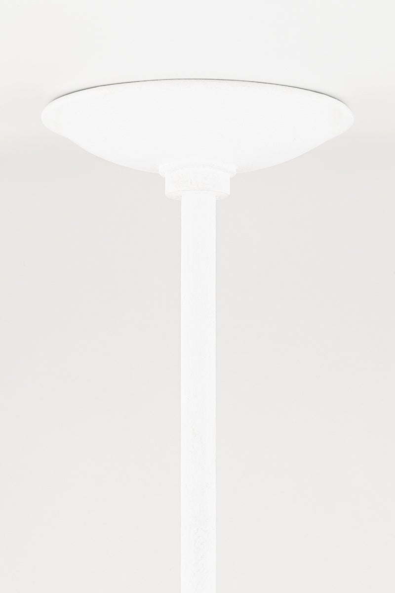 Fabius Large Pendant Light 6" H x 36" W by Hudson Valley Lighting - Elegant White Plaster Design