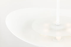 Fabius Large Pendant Light 6" H x 36" W by Hudson Valley Lighting - Elegant White Plaster Design