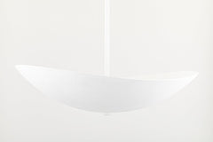 Fabius Large Pendant Light 6" H x 36" W by Hudson Valley Lighting - Elegant White Plaster Design